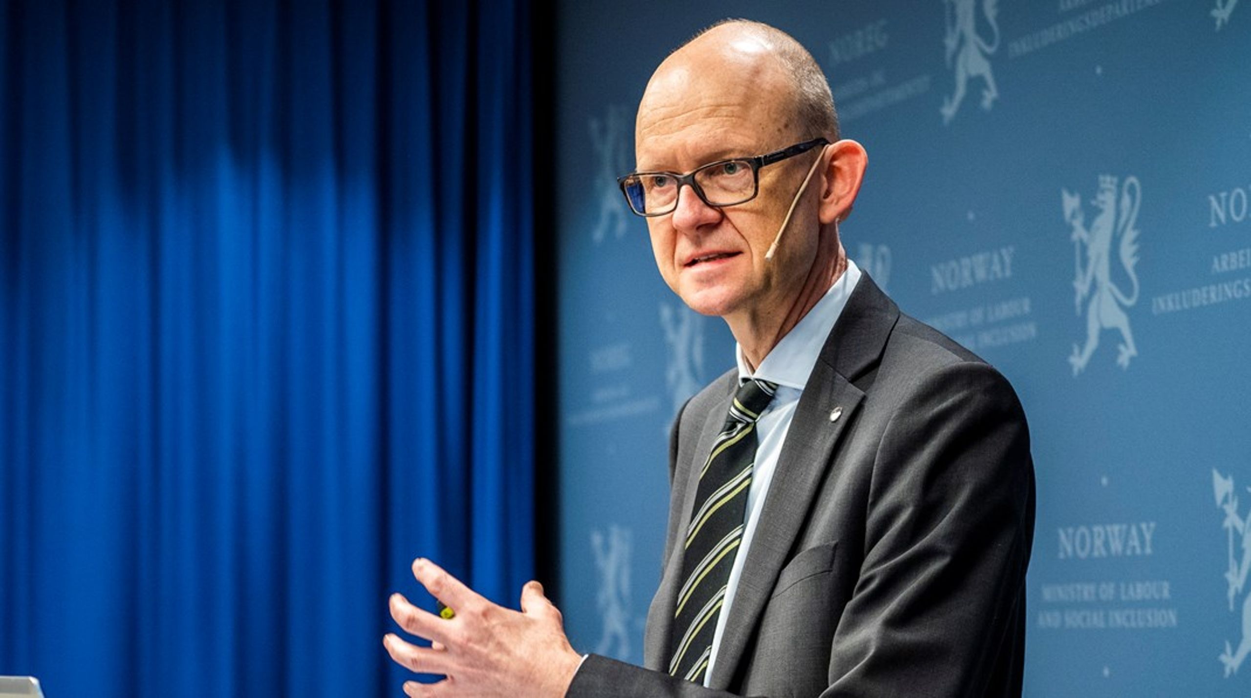 Geir Axelsen leder Teknisk Beregningsutvalg, som fortsatt tror på en konsumprisindeks på 4,1 prosent.&nbsp;