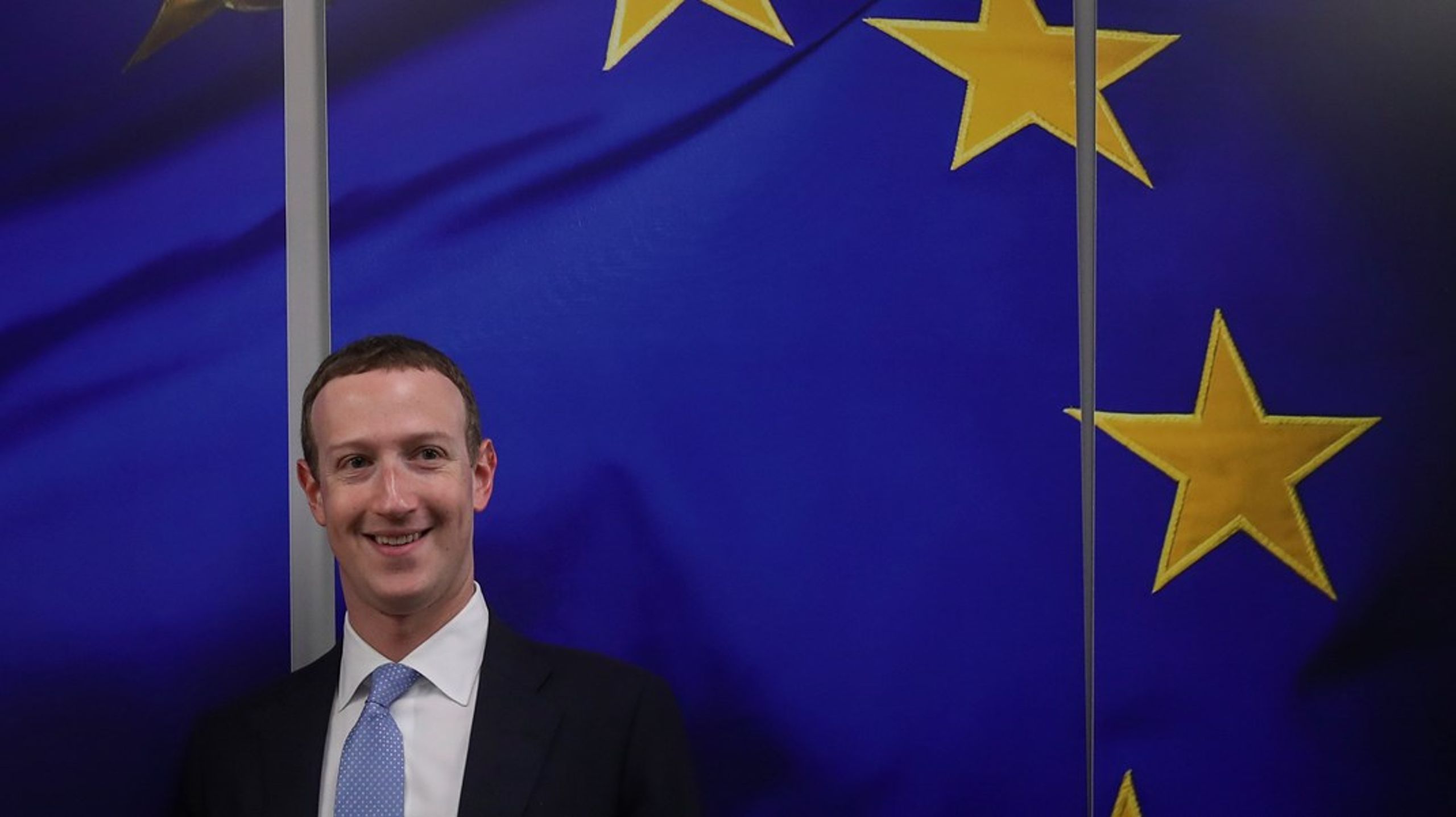 Facebook-sjefen Mark Zuckerberg på besøk i EUs hovedkvarter i Brussel i 2020.&nbsp;
