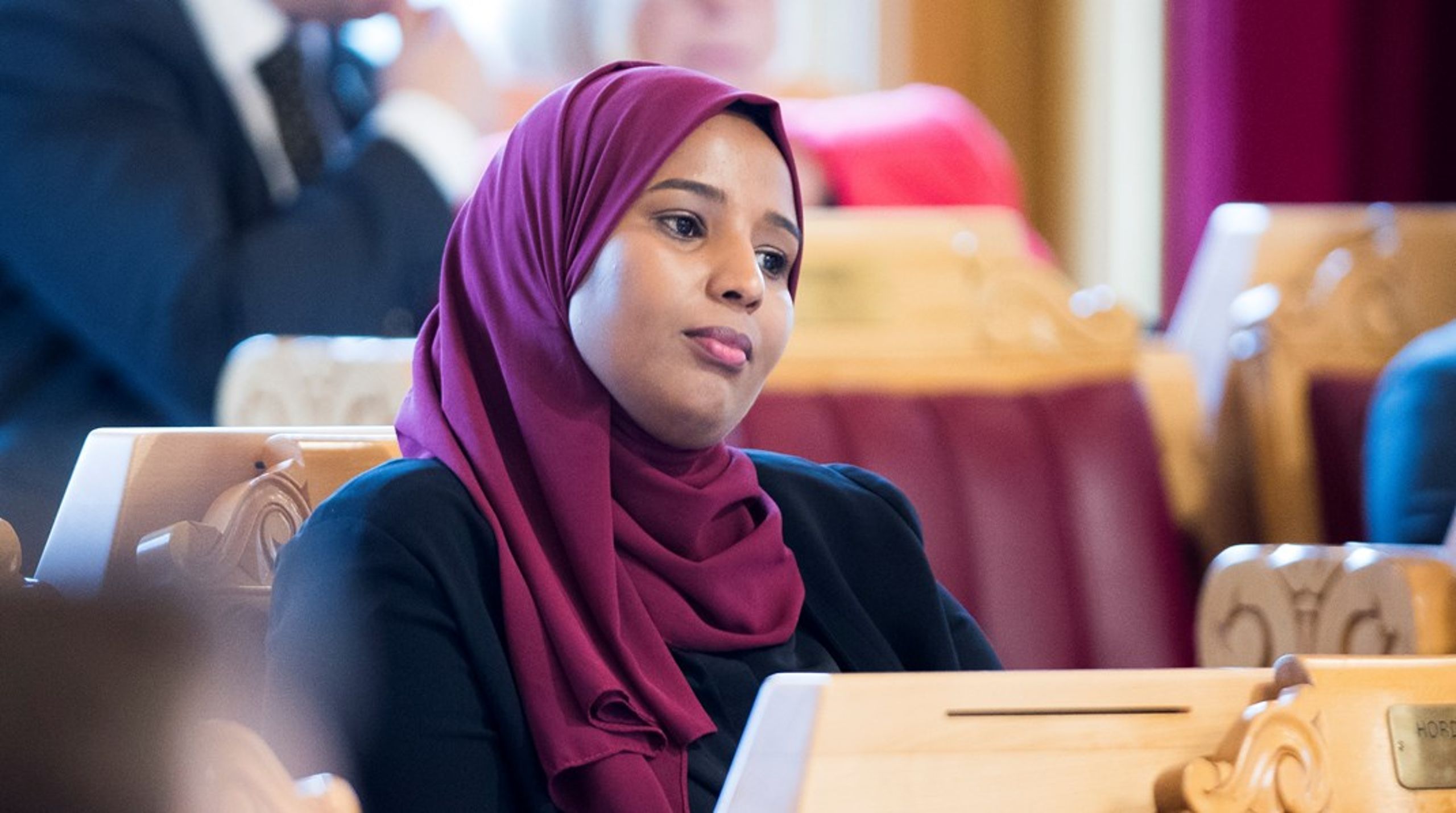 Marian Hussein er den første med somalisk bakgrunn som har fått fast plass på Stortinget. Nå varsler hun at hun ønsker seg en periode til.