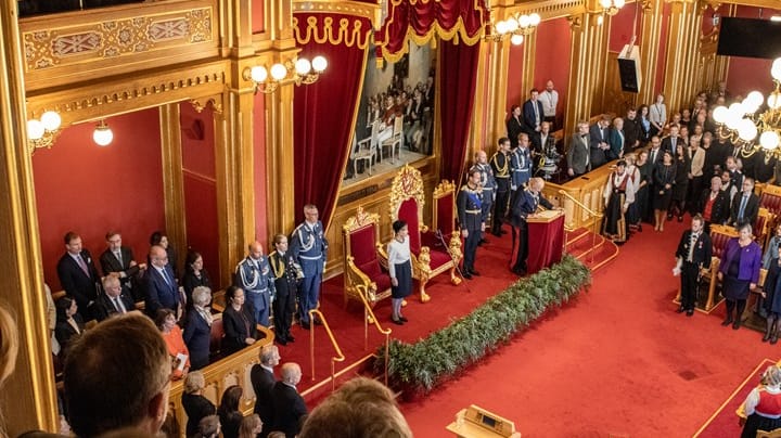 Fotoreportasje: Den høytidelige åpningen av Stortingets 168. sesjon