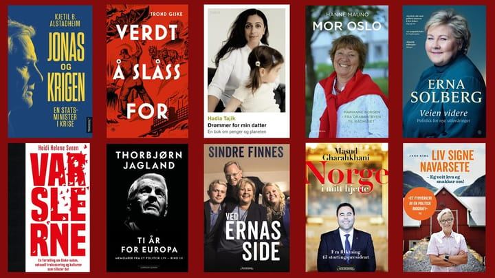 Hverken Solberg eller Støre innkjøpt av Kulturrådet – slik gikk året for politikk-bøkene
